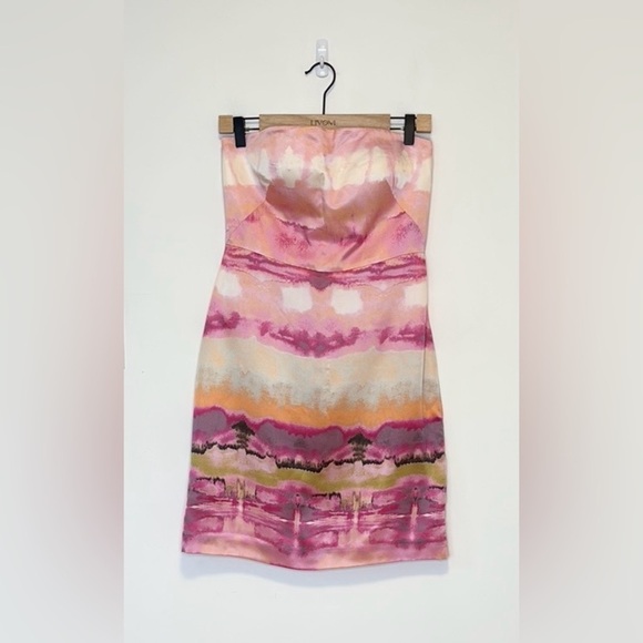 Banana Republic 100% silk strapless mini dress NWT , sz 4 petite - Picture 8 of 8